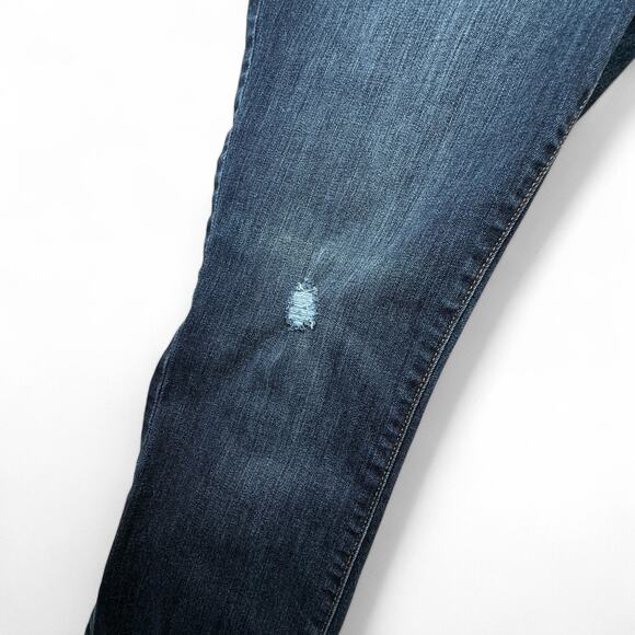 Old Navy The Rockstar Skinny Jeans Distressed Denim Indigo Women's 14 - Picture 5 of 7